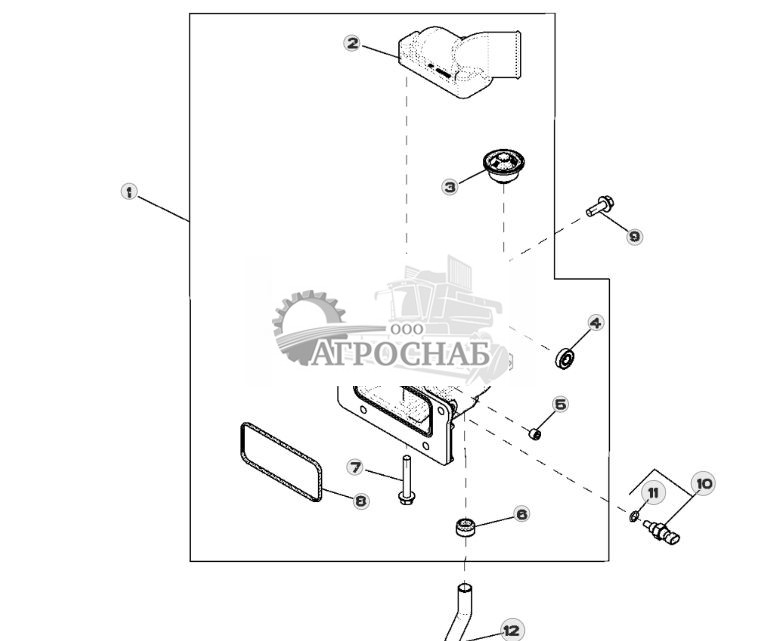 3901 Корпус термостата, термостат и крышка - ST130086 218.jpg